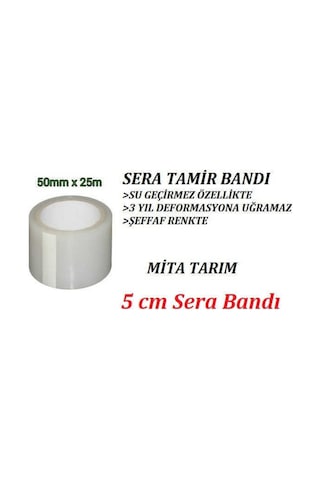 Sera Tamir Bandı, Sera Naylonu Tamir Bandı, 5 Cm En, Kargo Bedava