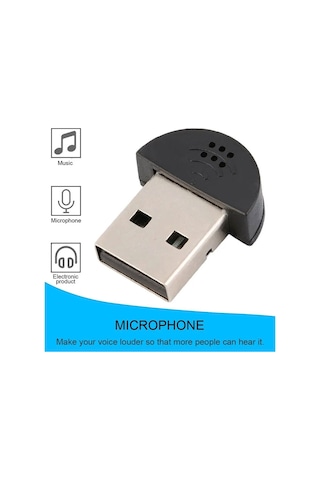 Mini Usb Mikrofon Usb 2.0 Mini Bilgisayar Mikrofonu
