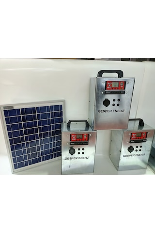 Gesper Energy Taşınabilir Solar Aydınlatma Sistemi 3 Lambalı