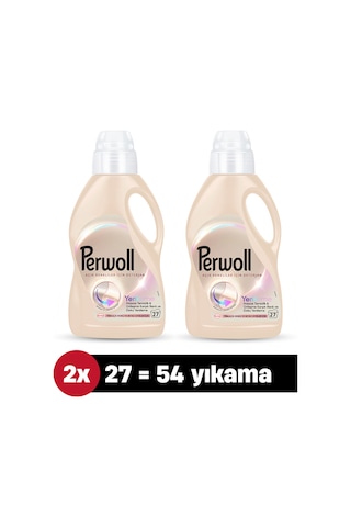 Hassas Bakım Sıvı Çamaşır Deterjanı Açık Renkler 1485 Ml 2'li Set 54 Yıkama