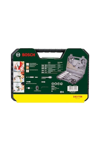 Bosch V-Line 103 Parça Matkap ve Vidalama Karışık Aksesuar Seti - 2607017367