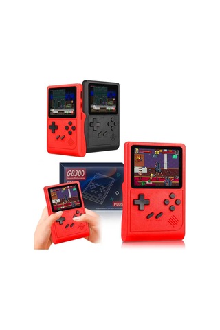 Glr Gb300 Oyun Konsolu Nostaljik Gameboy 7 Simülatör 6000+ Oyun Hd 3 İnç - Siyah