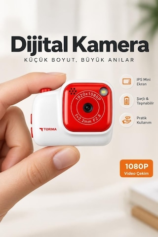 Torima CMR52 Mini Anahtarlık Mini Dijital Kamera