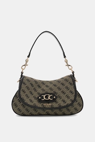 Guess Samantha Logo Kadın Omuz Çantası Hwjt2313190 Siyah