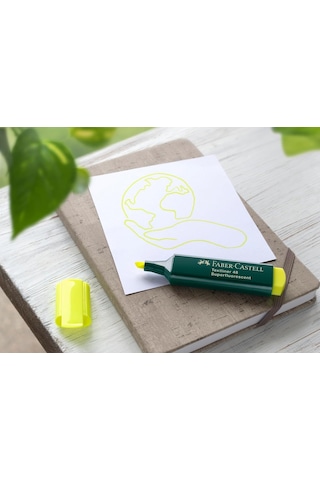 Faber-castell Fosforlu Kalem Seti, 8'li, Su Bazlı Mürekkep, Kesik Uç, 3 Farklı Çizgi Kalınlığı, Yeniden Dolduru Genel