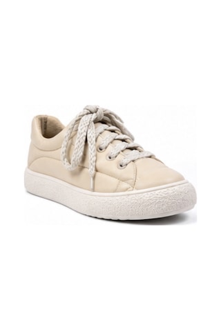 N Napa Shoe Np.7809.bej Deri Sneaker