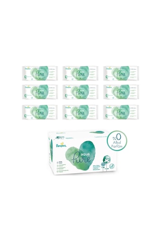 Prima Pampers Aqua Pure Bebek Islak Mendil 9x48 Adet PRI-7144