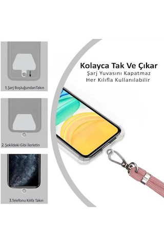 Dioforce Atatürk Resimli Boyun Askı I Pi ve Aparatlı Telefon Askısı