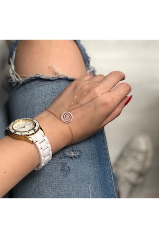Glorria Gümüş Rose Lava  Şahmeran Rose Gold