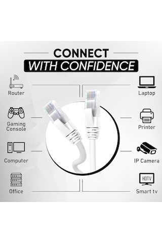 Cat 6 Ethernet Kablosu 5m Yüksek Hızlı Ethernet Ağ Kablosu