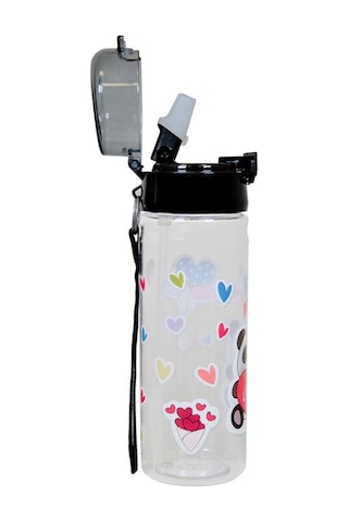 Xoxo Pipetli Siyah Plastik Matara 500 Ml K7592