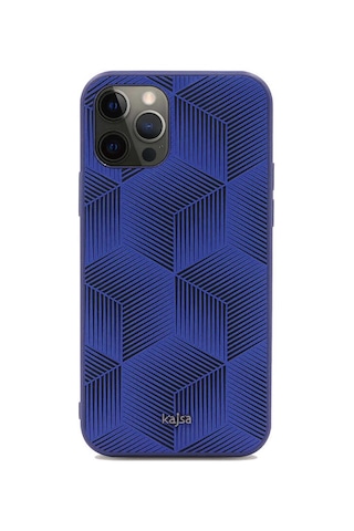 Kajsa Apple Uyumlu iPhone 12 Pro Max Kılıf Kajsa Splendid Serisi 3D Cube Kapak ZORE-219010