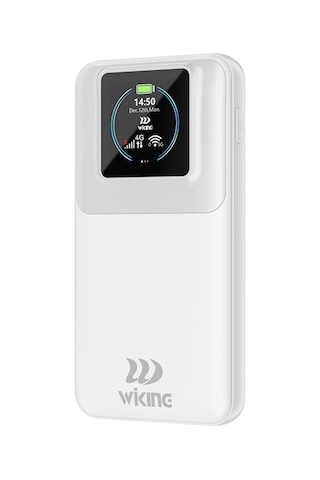 Wk-mf5 Lcd Ekranlı Taşınabilir Mobil Wi-fi Router Sım 4g Lte 150mbps Dualband 16 Cihaz Aynı Anda 3000mah/6 Saat Fynix Teknoloji