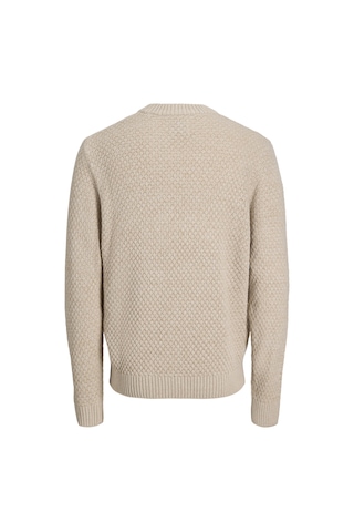 Jack & Jones Erkek Relaxed Fit Bisiklet Yaka Triko Kazak - Blake - 12299084 Çok Renkli