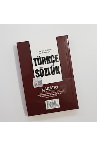 Karatay Yayınları Türkçe Sözlük