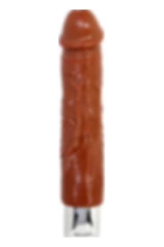 xShopum 23,8 Cm Usb Şarjlı Gerçekçi Melez 10 Titreşim Modlu Vibratör Rufus Pro