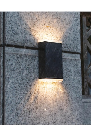 Ack Ag60-19801 Ip54 Çift Yönlü Solar Led Bahçe Duvar Apliği
