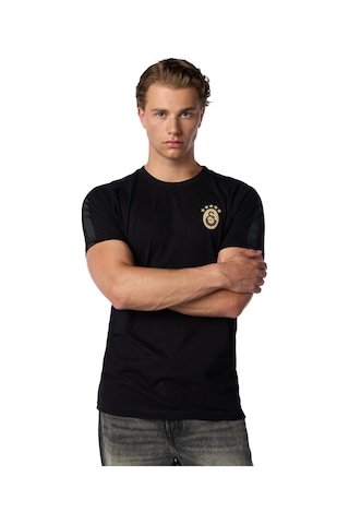 Gsstore Galatasaray 25 Detaylı T-shirt E251401 Siyah