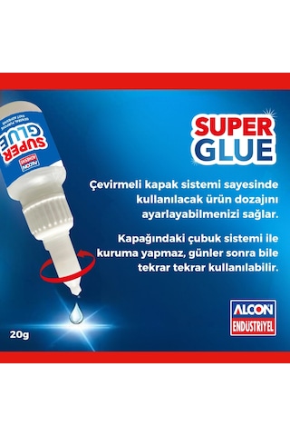 Alcon Super Glue 20g Japon Yapıştırıcı