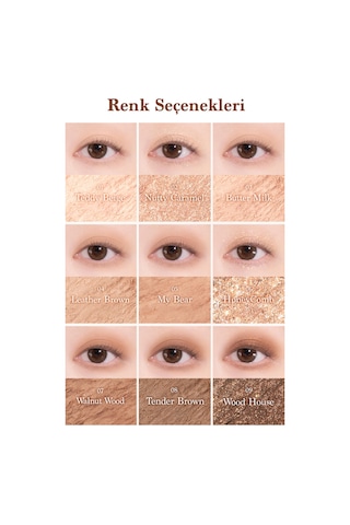 Dasique Mat Ve Işıltılı Renk Seçenekleri Sunan Far Paleti Shadow Palette 28 Brown Bear 28 Brown Bear