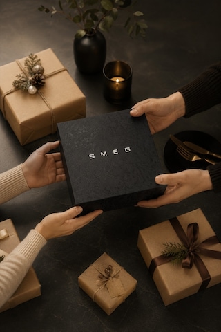 Smeg Creme-pink Termos Gift Box Krem