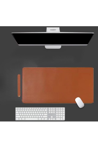 Suntek Genişletilmiş Oyun Mouse Pad'i, Kahverengi-ve-gri