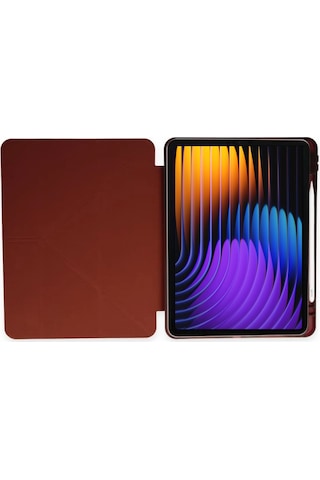 Xiaomi Pad 7 Pro / Pad 7 Uyumlu Kılıf Kalem Bölmeli Standlı Kılıf + Ekran Koruyucu + Kalem 3'lü Set Kapaklı Kılıf
