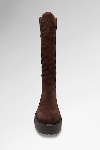 Guess Yailyn Deri Kadın Çizme Flfl2ysue11 Kahve
