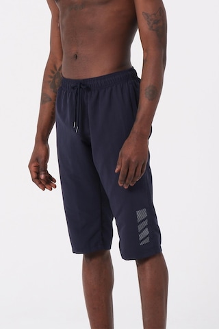 Lacivert Diz Altı Uzun Model Su İtici Özellikli Erkek Plaj Deniz Kapri Şort - Dg341-lacivert 001