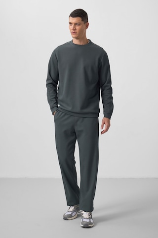 Haki Yüzeyi Dokulu Oversize Erkek Eşofman Takım - 85275 Haki