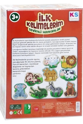 Ilk805 İlk Kelimelerim -ks Puzzle