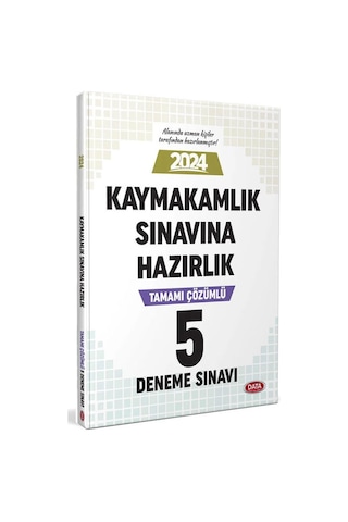 2024 Kaymakamlık Sınavına Hazırlık Deneme Ve Soru Bankası Seti
