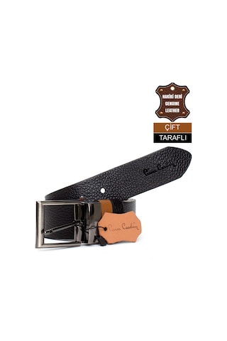 Pierre Cardin Pc406 Erkek 4 Cm Çift Taraflı Kemer Taba-taba Taba