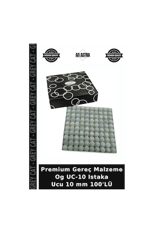 Premium Gereç Malzeme Og Uc-10 Istaka Ucu 10 Mm 100'lü