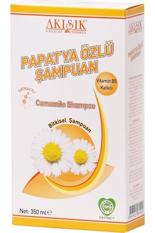 Papatya Özlü Şampuan 350 ML Bitkisel Şampuan