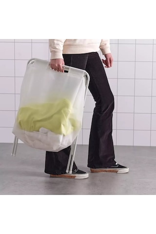 Ikea Jäll Çamaşır Sepeti, Beyaz, 50 Litre 236741499 Beyaz