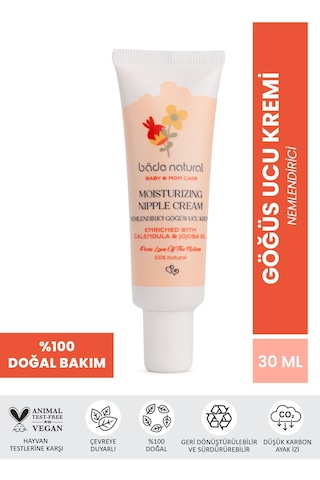 Nemlendirici Göğüs Ucu Doğal Çatlak Ve Bakım Kremi 30 Ml