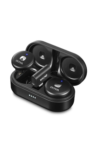 Boya Omic-u Wireless İkili Yaka Mikrofonu Type-c Siyah