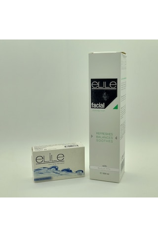 Elile Yüz Temizleme Kremi 200 ML + Yağlı Ciltler İçin Temizleyici Sabun 100 G