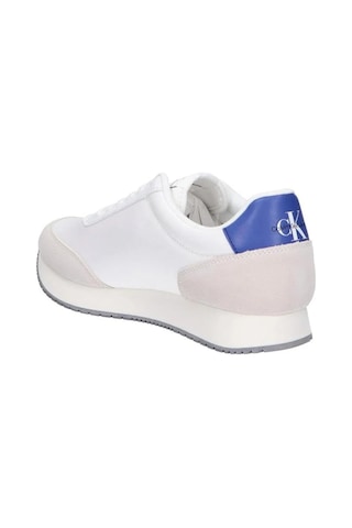 Calvin Klein Retro Runner Low Mens Sneaker Erkek Günlük Spor Ayakkabı Beyaz Beyaz