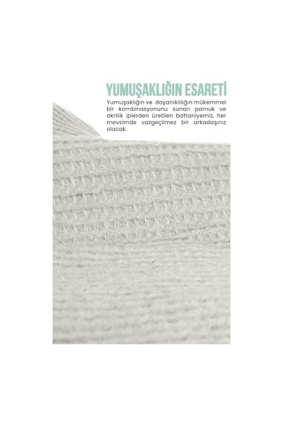 Verra Home Pamuklu Tv Battaniyesi 150 x 200 Gri
