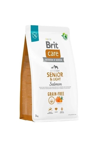Brit Care Senior & Light Skin & Coat Somonlu Tahılsız Yaşlı Köpek Maması 3 KG Brit Care Senior & Light Skin & Coat Somonlu Tahılsız Yaşlı Köpek Maması 3 KG
