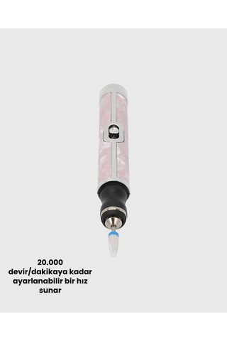 Hubrendy Tekno Elektrikli Tırnak Törpüsü Ayarlanabilir Hızlı Manikür Pedikür Cihazı