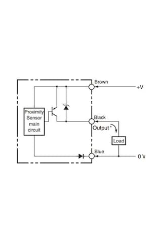 Sn04-p2 10-30v 5mm Pnp Nc Endüktif Mesafe Sensörü