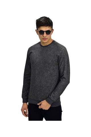 Erkek Spor Sıfır Yaka Sweatshirt R2264 Bgl-st03186 001