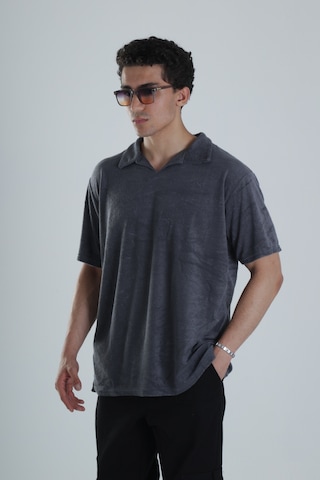 Cocopelli Erkek Antrasit T-shirt Dokuma Kumaş Coc1155 Antrasit