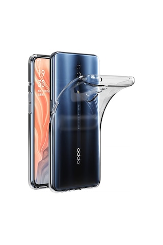 Adige Oppo Reno 2 Cph1907 Kılıf Kamera Korumalı Süper Silikon