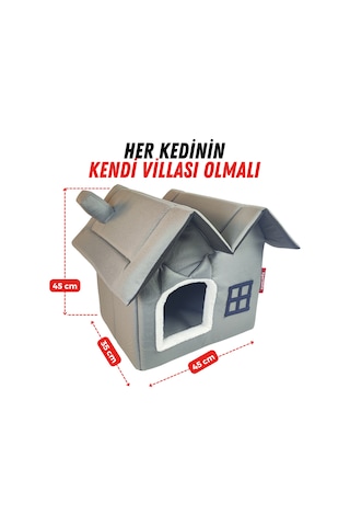 Xpermate Pet Villa Kedi Evi Kedi Villası Kedi Kulübesi