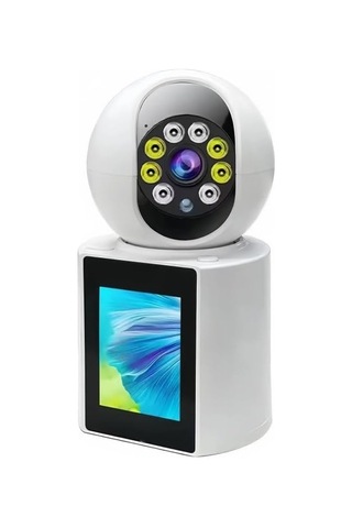 Divex Cm-16 5mp Hd Ekranlı Çift Yönlü Görüntülü Görüşme Özellikli Bebek Ve Güvenlik Kamerası, Beyaz