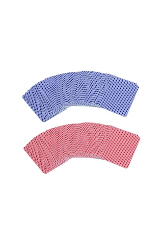 Mavi Poker Kartı Seti Su Geçirmez Dayanıklı Pvc Fırçalama Plastik Oyun Kartları Yenilik Bq